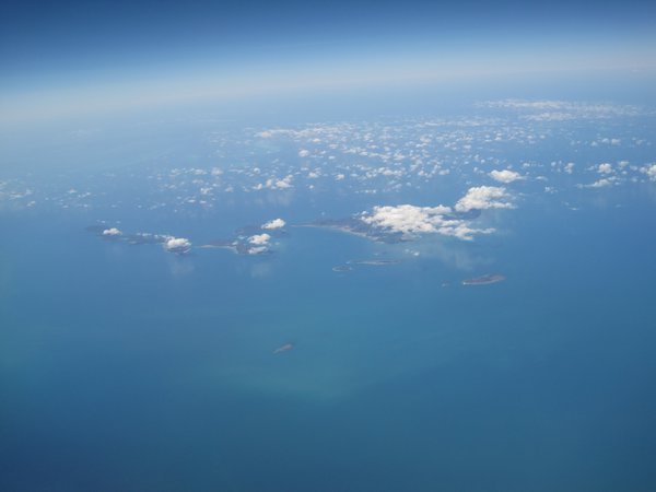 Cairns from the plane!