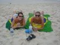 On the beach in Rio