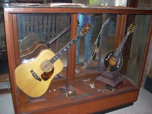 Wayne Henderson's guitar and mandolin