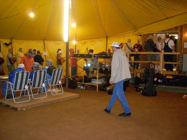 Inside the Moose Tent