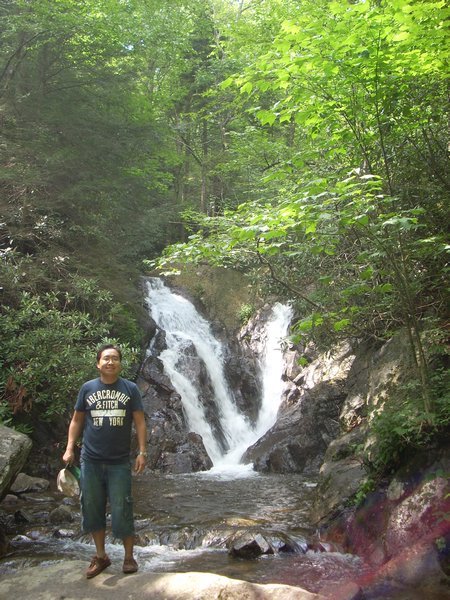 Me at the waterfall