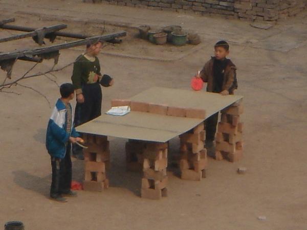 cunningly fashioned table tennis table