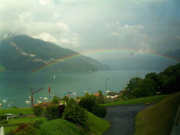 Rainbow over the Thunersee