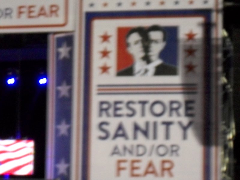 Restore Sanity and/or Fear