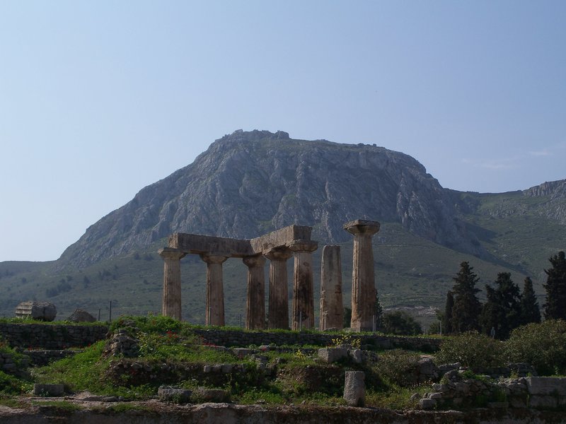 Ancient Corinth archaelogical site