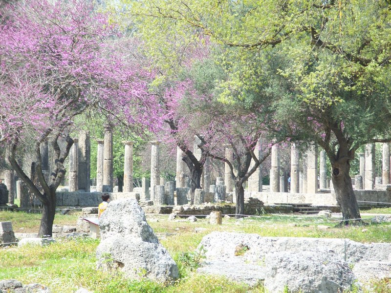 Olympia pillars