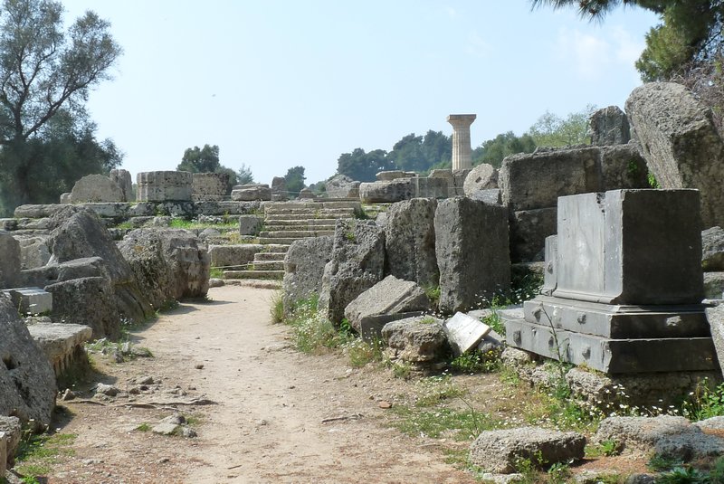 Steps to Zeus' temple