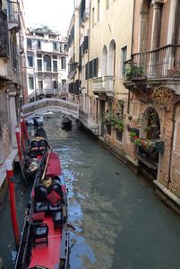 Gondolas and canal