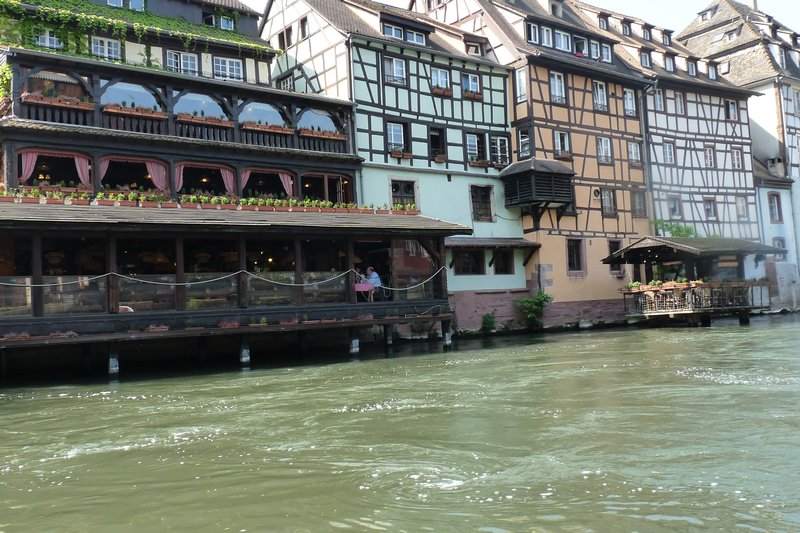 Petite France buildings from Rhine River