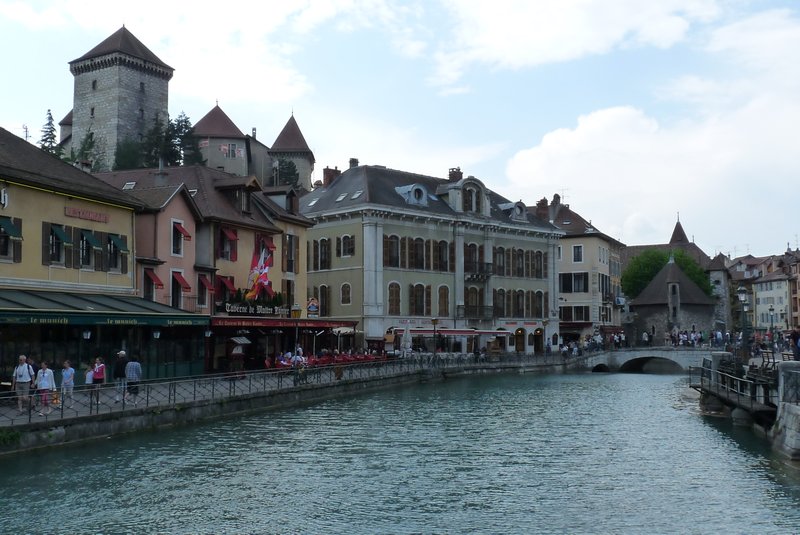 Annecy old town and castle