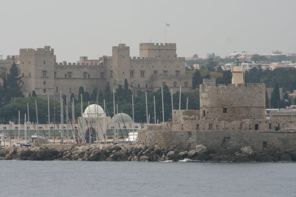 Rhodes from the sea
