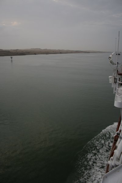 Calm in the Suez Canal