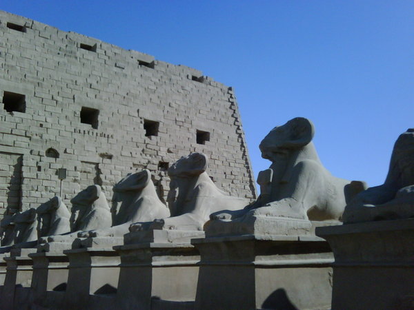 Karnak temple entrance