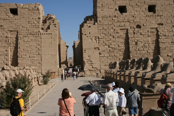 First pylon at Karnak Temple