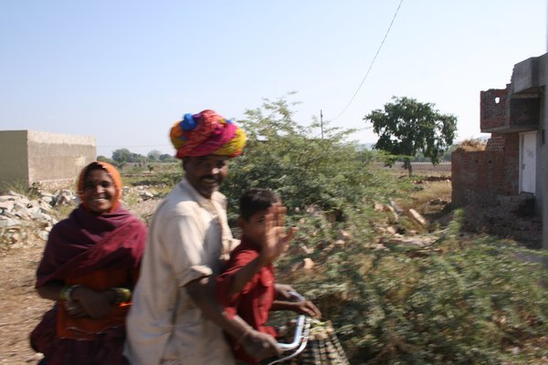 Family commuter, near Pushkar