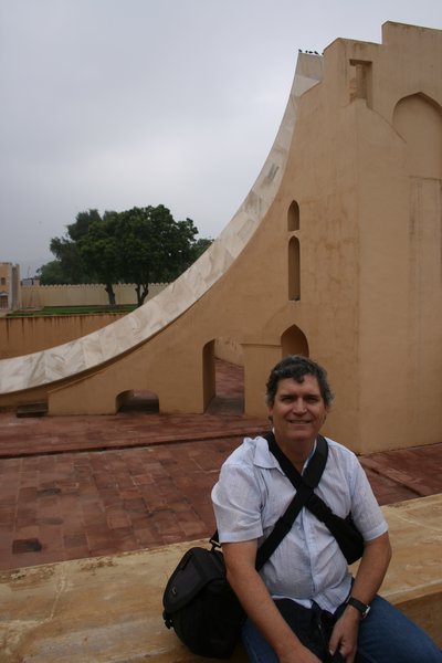 Greg at the Observatory, Jaipur