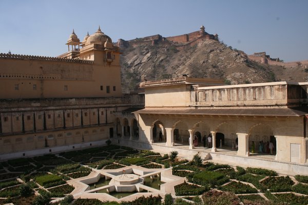 Amber Fort and palace gardens