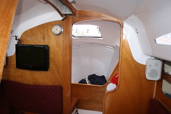 looking into the bow section