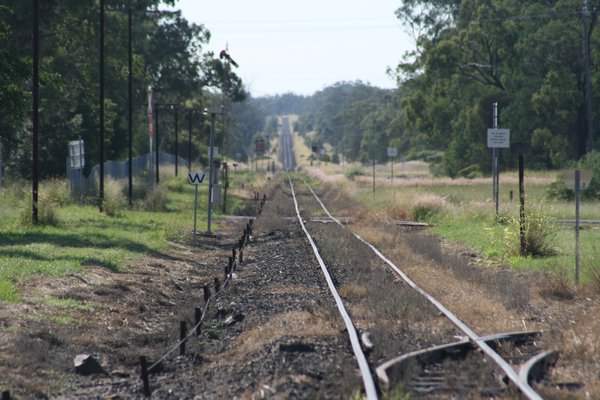 Rail near Miles, Qld