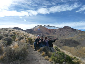 At 5000m on Tahua Crater