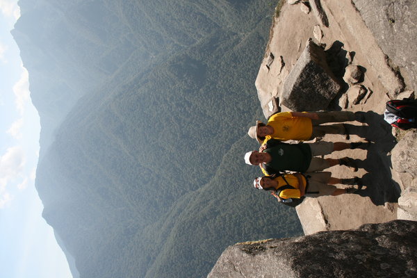 Near the summit of Huayna Picchu