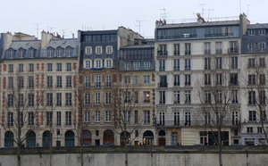 On the left bank of the Seine
