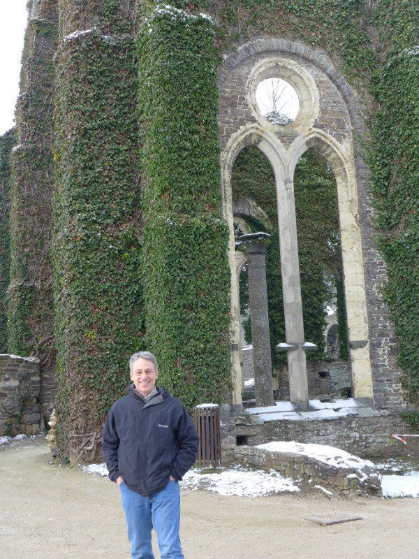 Bill at Villers Abbey