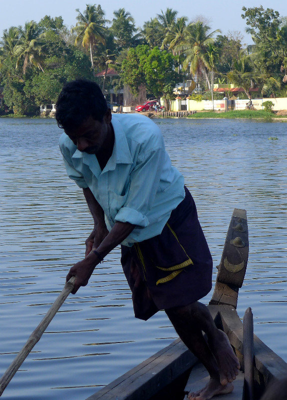 Our canoe oarsman
