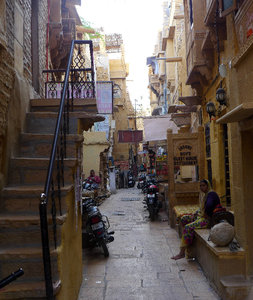 Alleys within the fort