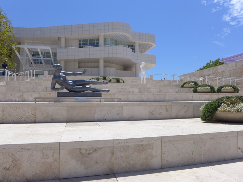 Entry to the Getty