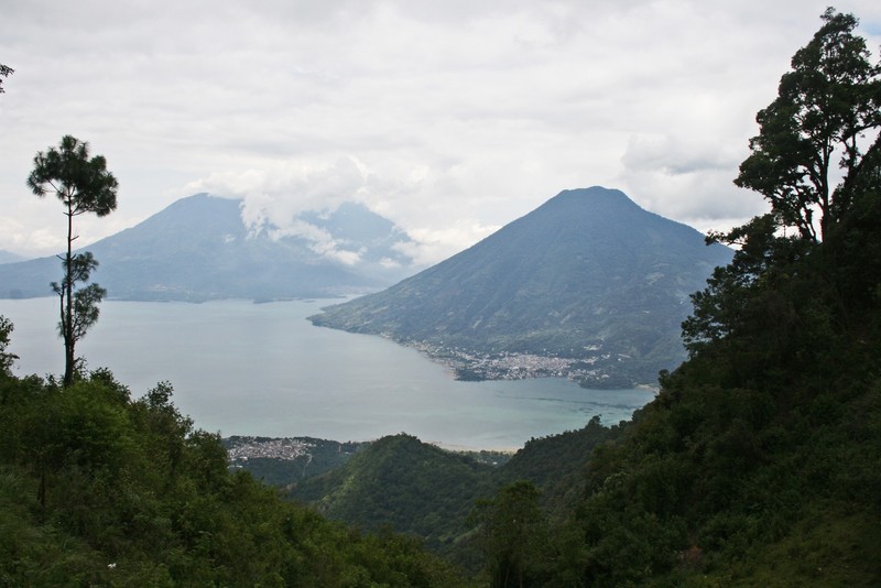 Volcanoes around Lake Atitlan