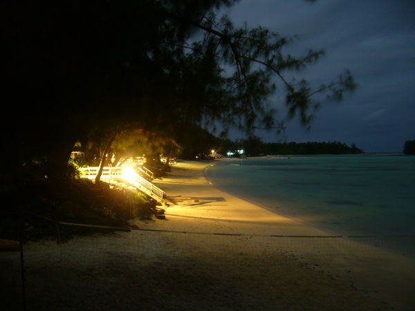 Beach by Night Time