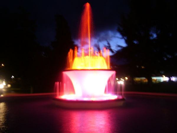 Blenheim Park - Water Feature by Night