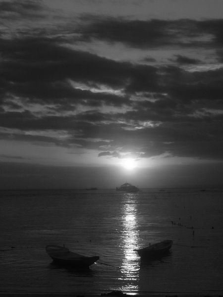 Sunset black & White
