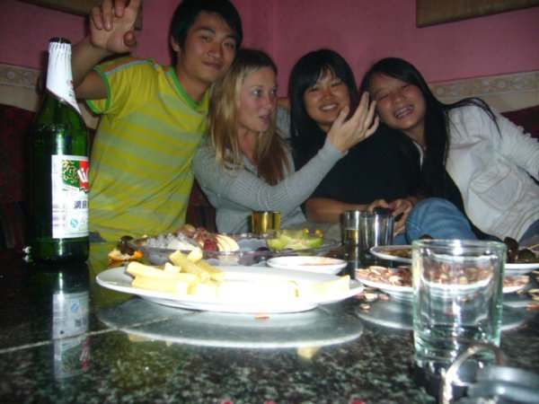 My 1st night out in China