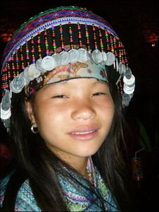 Ha - little girl from Hmong Tribe