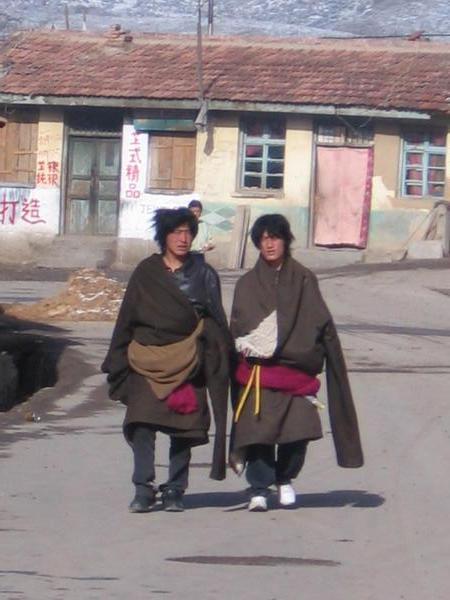 Tibetan Men - Langmusi