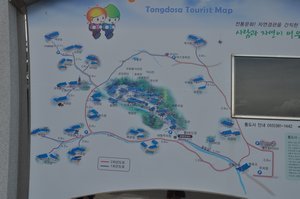 Map of Tongdosa Temple