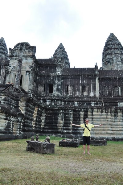 Mike with Angkor Wat