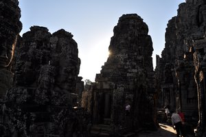 Bayon in the afternoon light