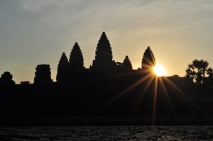 Angkor Wat at sunrise! Beautiful!