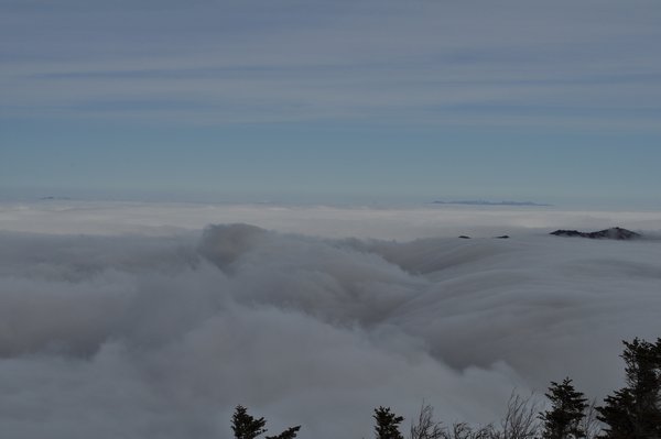 A sea of clouds