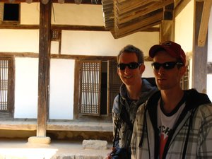 Mike and Chris in Andong
