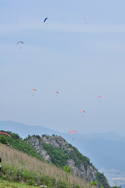 A perfect day for a paraglide!