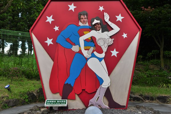 Superman and Wonderwoman!