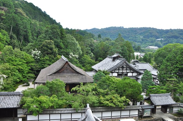 View over Kyoto Temple roofs