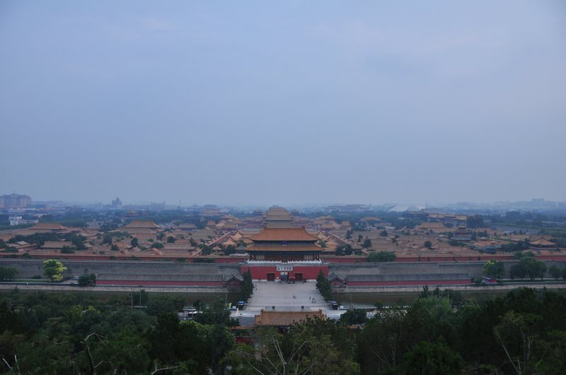 View over Forbidden City -  it doesn't all fit in the picture either!