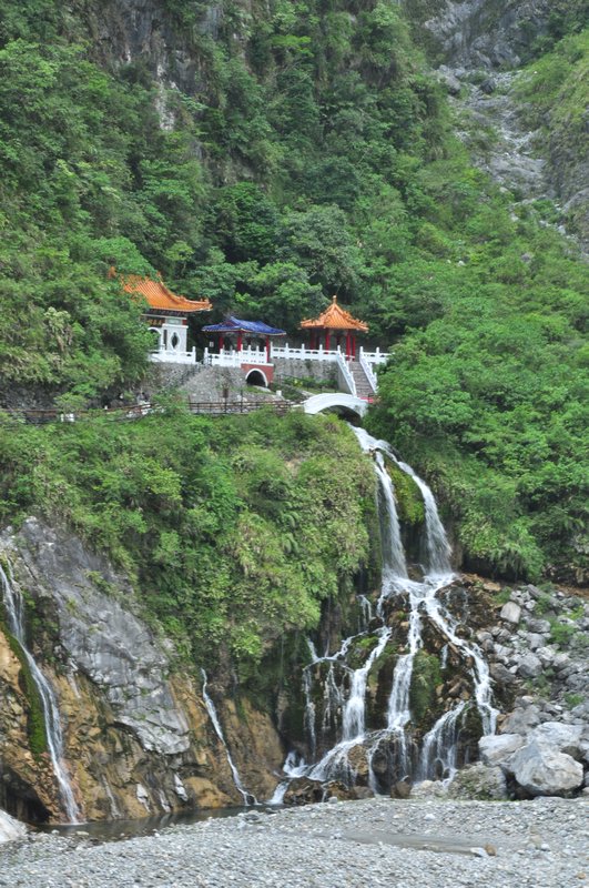 Eternal Shrine and waterfalls
