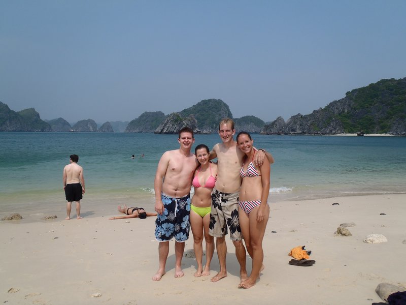 Our foursome in Halong Bay