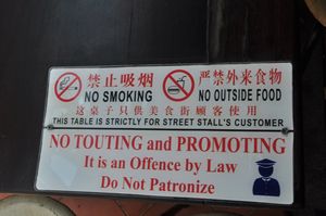Lots of rules in Singapore!